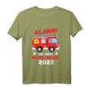 Kinder Ich werde großer Bruder 2022 Feuerwehrauto Baby Ankündigung T-Shirt – Perfektes Geschenk für die Geschwisterankündigung und Babypartys