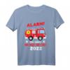 Kinder Ich werde großer Bruder 2022 Feuerwehrauto Baby Ankündigung T-Shirt – Perfektes Geschenk für die Geschwisterankündigung und Babypartys