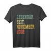 19 Jahre Geburtstag Geschenk - Legendär Seit 2002 T-Shirt für Jungen und Mädchen, Vintage & Retro Style, perfekte Geschenkidee für den 19. Geburtstag