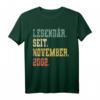 19 Jahre Geburtstag Geschenk - Legendär Seit 2002 T-Shirt für Jungen und Mädchen, Vintage & Retro Style, perfekte Geschenkidee für den 19. Geburtstag