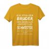 Stolzer Bruder - Lustiges Geschenk für Bruder von Schwester T-Shirt, Ideale Geschenkidee für Brüder