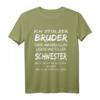 Stolzer Bruder - Lustiges Geschenk für Bruder von Schwester T-Shirt, Ideale Geschenkidee für Brüder