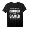 Lustiges Bruder Schwester Gamer Zocker Geburtstag Geschenk T-Shirt – Perfektes Geschenk für den Bruder, der gerne zockt, zum Geburtstag oder Weihnachten