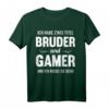 Lustiges Bruder Schwester Gamer Zocker Geburtstag Geschenk T-Shirt – Perfektes Geschenk für den Bruder, der gerne zockt, zum Geburtstag oder Weihnachten