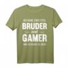 Lustiges Bruder Schwester Gamer Zocker Geburtstag Geschenk T-Shirt – Perfektes Geschenk für den Bruder, der gerne zockt, zum Geburtstag oder Weihnachten