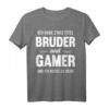 Lustiges Bruder Schwester Gamer Zocker Geburtstag Geschenk T-Shirt – Perfektes Geschenk für den Bruder, der gerne zockt, zum Geburtstag oder Weihnachten
