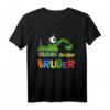 Großer Bruder T-Shirt mit Bagger & Panda - Süßes Geschenkidee für angehende große Brüder, ideal für 2023 & 2024