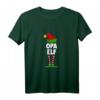 Opa Elf Partnerlook Familien Elfen Outfit für Weihnachten - Lustiges Weihnachts-T-Shirt für die ganze Familie, perfekt zum Wichteln, Dekorieren und Heiligabend