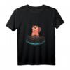 Cooler Biber auf Biberdamm aus Holz Geschenk - Lustiges Nagetier T-Shirt für Tier- und Naturliebhaber, perfekt für Weihnachten, Geburtstag & Ostern