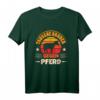 Tausche Bruder Gegen Pferd T-Shirt – Lustiges Geschwister Spruchshirt für Pferde- und Tierliebhaber