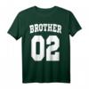 Brother 02 Geschenk für den Großen Bruder und Kleinen Bruder - Lustiges T-Shirt im Highschool Style zum HapDog, perfekt für Brüder & Geschwister