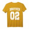 Brother 02 Geschenk für den Großen Bruder und Kleinen Bruder - Lustiges T-Shirt im Highschool Style zum HapDog, perfekt für Brüder & Geschwister