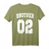 Brother 02 Geschenk für den Großen Bruder und Kleinen Bruder - Lustiges T-Shirt im Highschool Style zum HapDog, perfekt für Brüder & Geschwister