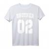 Brother 02 Geschenk für den Großen Bruder und Kleinen Bruder - Lustiges T-Shirt im Highschool Style zum HapDog, perfekt für Brüder & Geschwister
