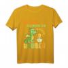 Kinder Hurra ich werde ein Großer Bruder 2022 T-Shirt - Niedliches Dino-Shirt zur Schwangerschaftsankündigung und Geburtstagsüberraschung
