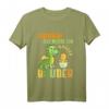 Kinder Hurra ich werde ein Großer Bruder 2022 T-Shirt - Niedliches Dino-Shirt zur Schwangerschaftsankündigung und Geburtstagsüberraschung