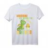 Kinder Hurra ich werde ein Großer Bruder 2022 T-Shirt - Niedliches Dino-Shirt zur Schwangerschaftsankündigung und Geburtstagsüberraschung