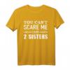 Schwester Two Sisters Spruch T-Shirt – Perfektes Geschenk für stolze Schwestern zur Baby-Geburt und Kindheitserinnerung