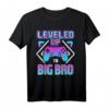 Leveled up to big bro - Persönliches Geschenk zur Schwangerschaftsverkündung für zukünftige große Brüder mit Gamer Motiv