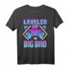 Leveled up to big bro - Persönliches Geschenk zur Schwangerschaftsverkündung für zukünftige große Brüder mit Gamer Motiv