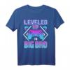 Leveled up to big bro - Persönliches Geschenk zur Schwangerschaftsverkündung für zukünftige große Brüder mit Gamer Motiv
