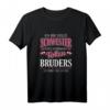 Damen Ich Bin Stolze Schwester Eines Verdammt Tollen Bruders T-Shirt - Lustiges Geschenk zum Geburtstag & Weihnachten für deine Lieblingsschwester
