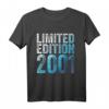 23. Geburtstag Mann T-Shirt – Limited Edition 2001 Geschenk für 23 Jahre lustige Geschenkidee & Deko