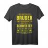 Stolzer Bruder von toller Schwester Geburtstag Geschenk T-Shirt – Lustiges Geburtstagsgeschenk für den Bruder zum Feiern, Party und Überraschung