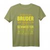 Stolzer Bruder von toller Schwester Geburtstag Geschenk T-Shirt – Lustiges Geburtstagsgeschenk für den Bruder zum Feiern, Party und Überraschung