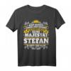 Lustiges Stefan Name T-Shirt mit Krone - Personalisiertes Geschenk für Männer, Väter & Freunde für Geburtstag, Weihnachten & Festivals