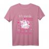 Kinder Einhorn Herz Geschenk Mädchen - Ich werde Große Schwester 2021 T-Shirt für die bevorstehende Geburt