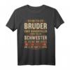 Lustiges Bruder Schwester Geburtstag & Weihnachts Geschenk T-Shirt – Humorvolles Geschenkidee für Bruder und Schwester