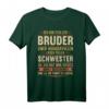 Lustiges Bruder Schwester Geburtstag & Weihnachts Geschenk T-Shirt – Humorvolles Geschenkidee für Bruder und Schwester