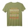 Lustiges Bruder Schwester Geburtstag & Weihnachts Geschenk T-Shirt – Humorvolles Geschenkidee für Bruder und Schwester