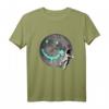 Lustiges Astronaut Mond Sprayer Graffiti Smile Planet Kunst T-Shirt – Kreatives Geschenk für Kinder, Jugendliche und Kunstliebhaber zu Weihnachten & Geburtstagsfeiern