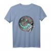 Lustiges Astronaut Mond Sprayer Graffiti Smile Planet Kunst T-Shirt – Kreatives Geschenk für Kinder, Jugendliche und Kunstliebhaber zu Weihnachten & Geburtstagsfeiern