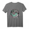 Lustiges Astronaut Mond Sprayer Graffiti Smile Planet Kunst T-Shirt – Kreatives Geschenk für Kinder, Jugendliche und Kunstliebhaber zu Weihnachten & Geburtstagsfeiern