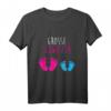 Große Schwester - Zwei Füße - Kleiner Bruder T-Shirt - Perfektes Geschenk zur Familienerweiterung und Babyparty