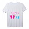 Große Schwester - Zwei Füße - Kleiner Bruder T-Shirt - Perfektes Geschenk zur Familienerweiterung und Babyparty