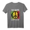 Stoppt Krieg nur Liebe Frieden Brüderlich Peace T-Shirt - Für Friedensförderer und Anti-Kriegs-Unterstützer
