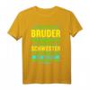Bruder Schwester Spruch Lustig Witzig Geburtstag Geschenk T-Shirt - Originelle Geschenkidee für den Bruder zum Geburtstag