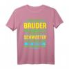 Bruder Schwester Spruch Lustig Witzig Geburtstag Geschenk T-Shirt - Originelle Geschenkidee für den Bruder zum Geburtstag