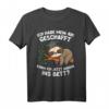 Abitur Abschluss 2022 lustiges Faultier T-Shirt - Humorvolles Geschenk für Abschlussfeier, Abiturienten & Bachelor Absolventen