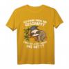 Abitur Abschluss 2022 lustiges Faultier T-Shirt - Humorvolles Geschenk für Abschlussfeier, Abiturienten & Bachelor Absolventen