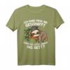 Abitur Abschluss 2022 lustiges Faultier T-Shirt - Humorvolles Geschenk für Abschlussfeier, Abiturienten & Bachelor Absolventen