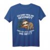 Abitur Abschluss 2022 lustiges Faultier T-Shirt - Humorvolles Geschenk für Abschlussfeier, Abiturienten & Bachelor Absolventen