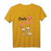 Kinder Große Schwester 2024 Giraffen Mädchen T-Shirt – Süßes Geschenk zur Schwangerschaftsverkündung, Babyparty & Baby-Shower