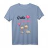 Kinder Große Schwester 2024 Giraffen Mädchen T-Shirt – Süßes Geschenk zur Schwangerschaftsverkündung, Babyparty & Baby-Shower