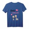 Kinder Große Schwester 2024 Giraffen Mädchen T-Shirt – Süßes Geschenk zur Schwangerschaftsverkündung, Babyparty & Baby-Shower