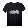 Hamburg Skyline Stadt T-Shirt – Geschenk für Hamburger, Freunde und Familie zum Geburtstag oder Weihnachten